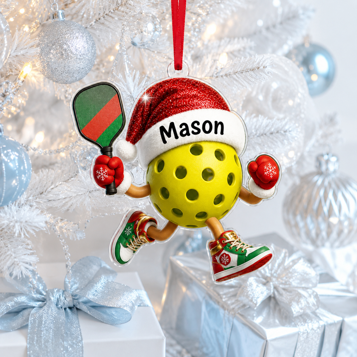 Sport Running Custome Name Acrylic Pickle Ball