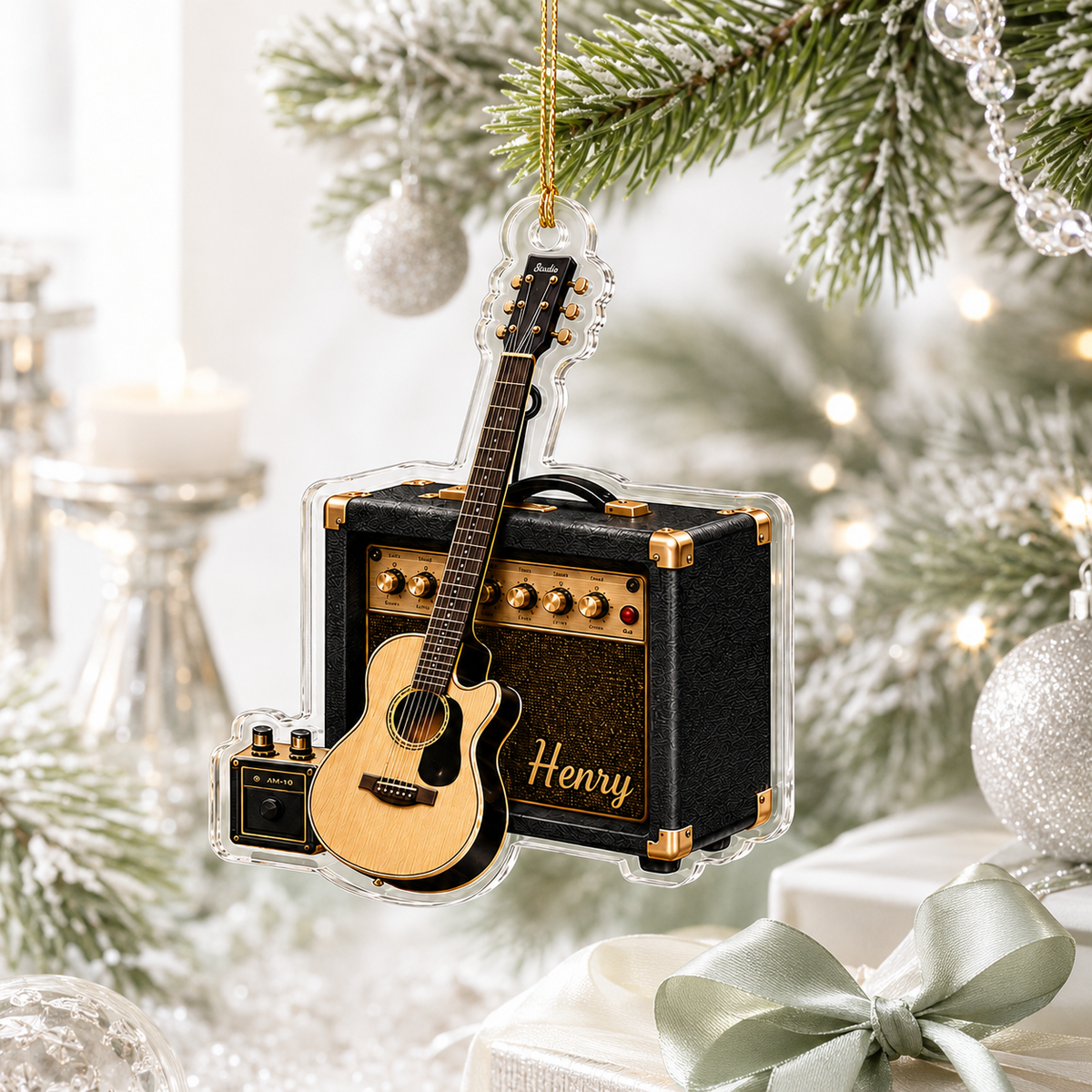 Guitar Custom Name Acrylic - Acoustic Guitar Amplifier