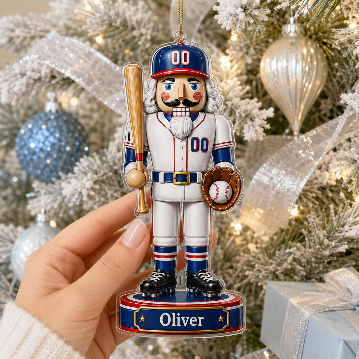 Sports Nutcracker Baseball Acrylic
