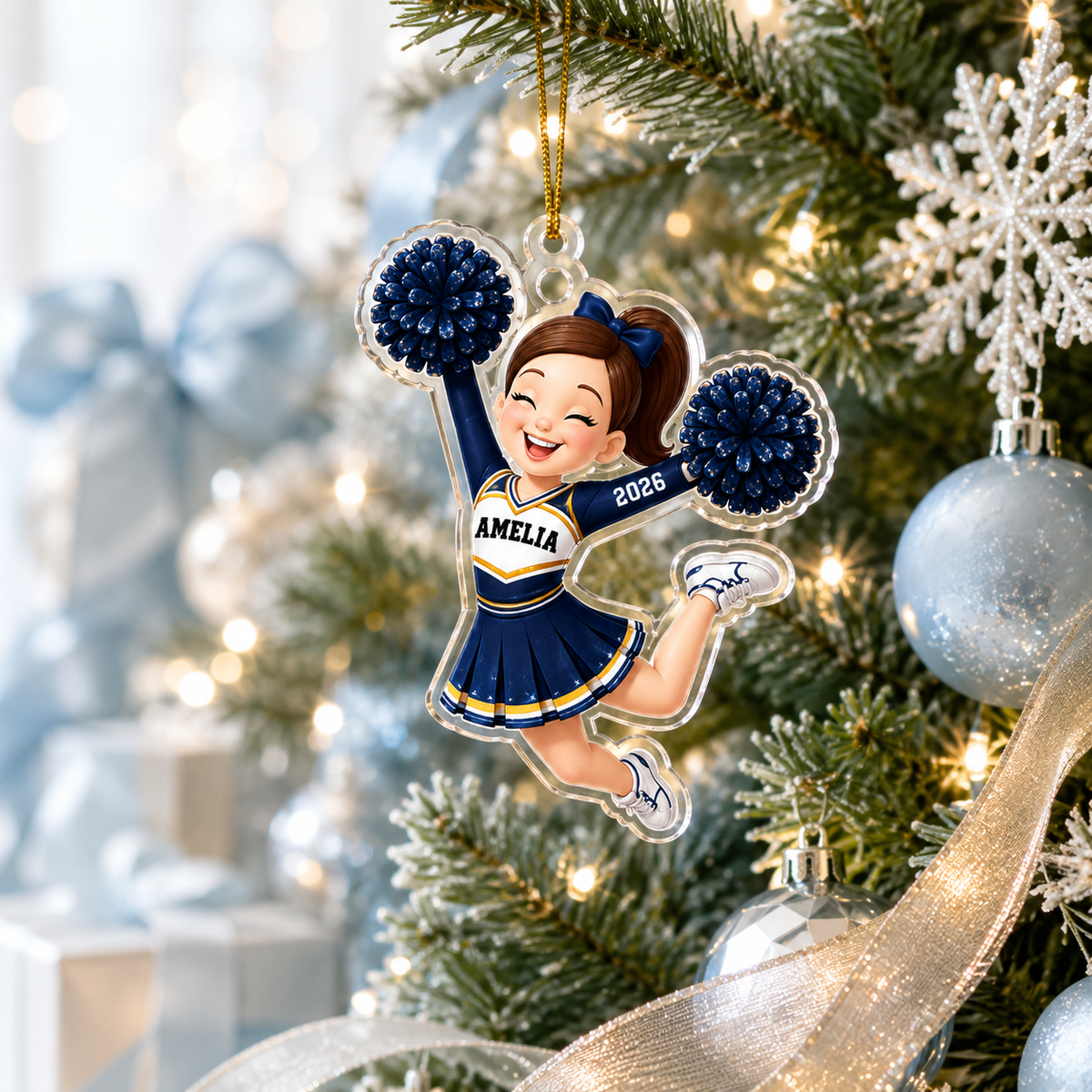 Cheerleading Color Acrylic Style 6