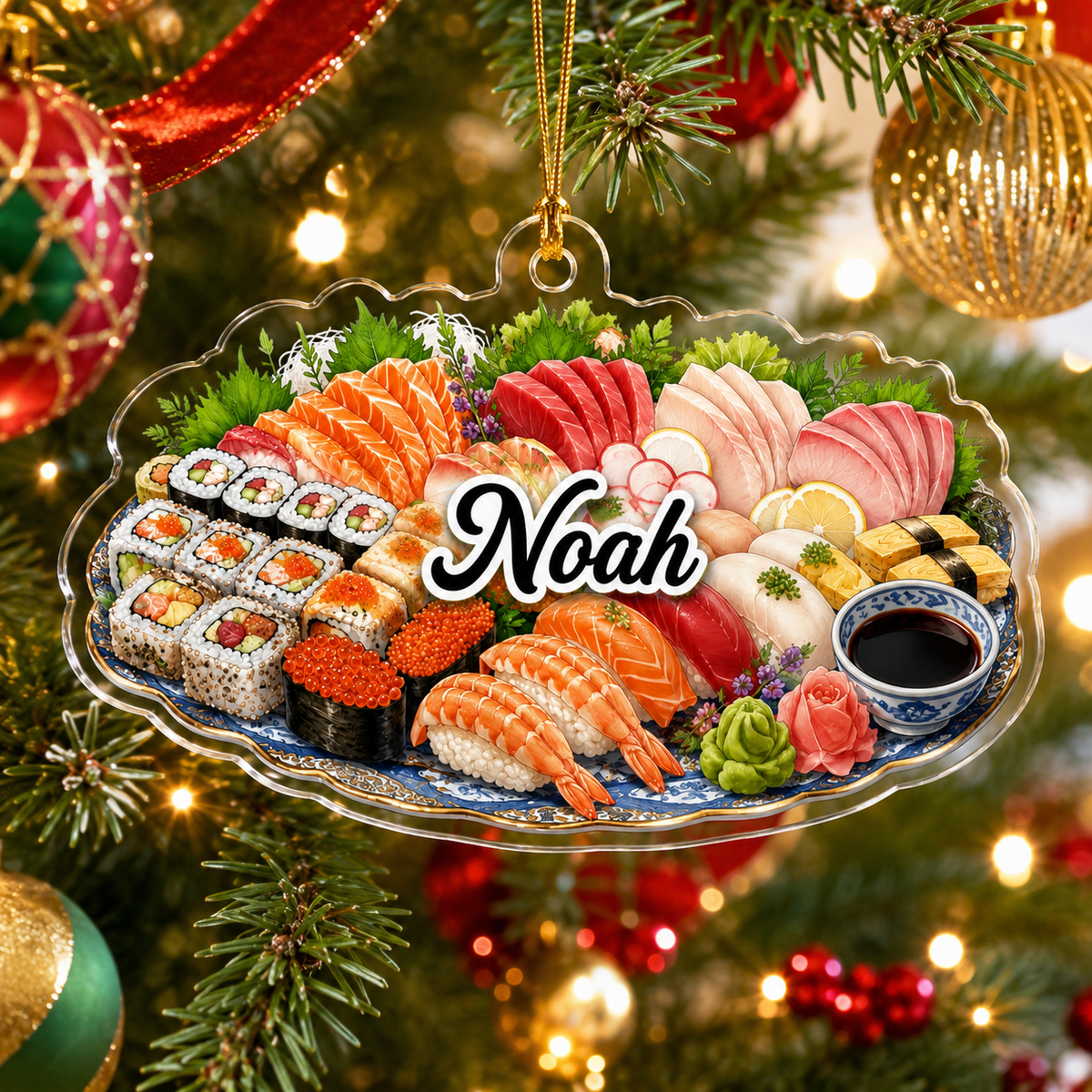 Food Dinner Sushi and Sashimi Platter