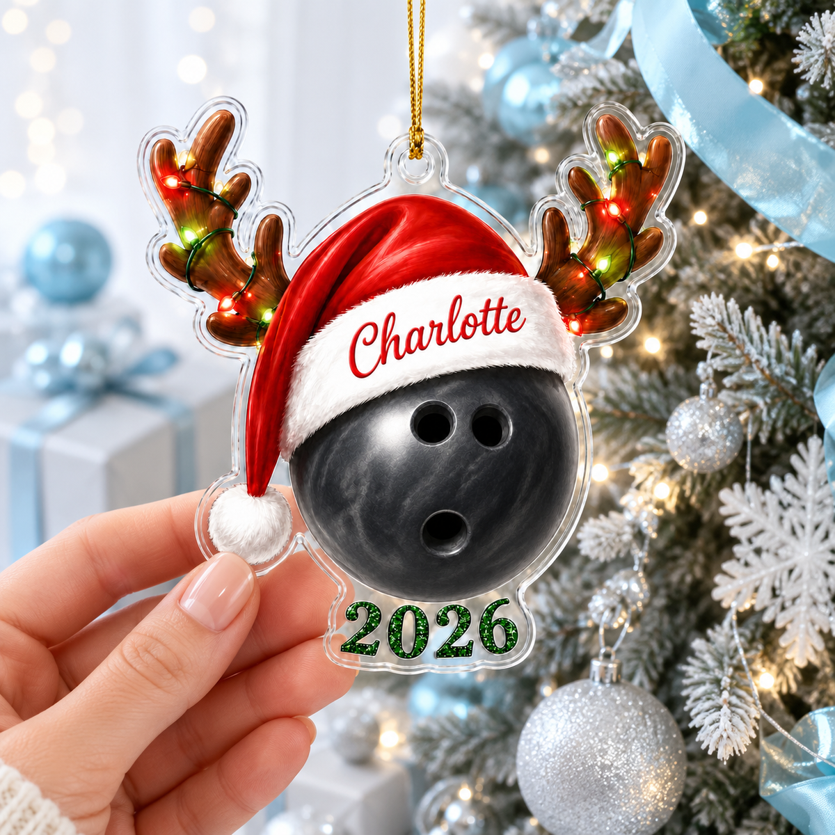 Christmas Sports 2026 Bowling Acrylic