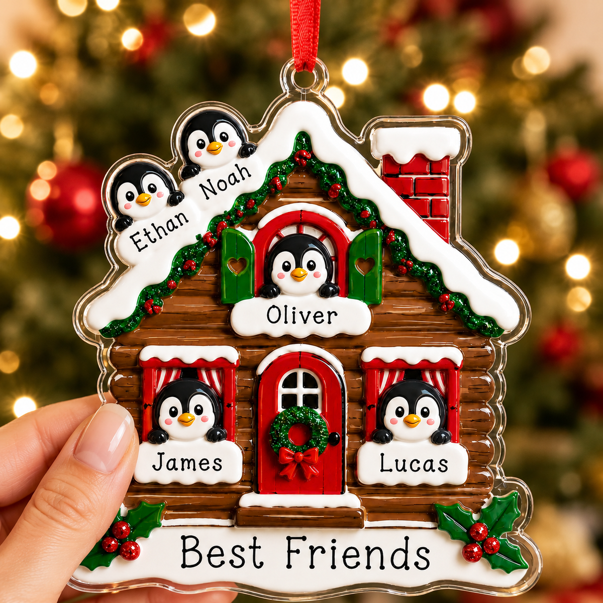 Christmas Animal House Penguin