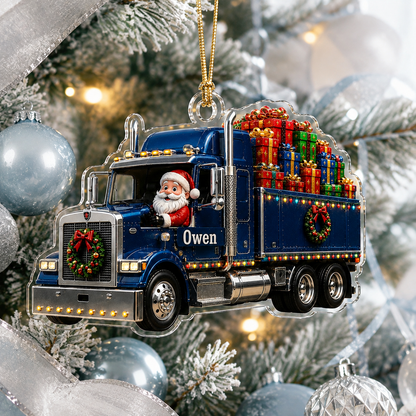 Santa Vehicle Semi Truck