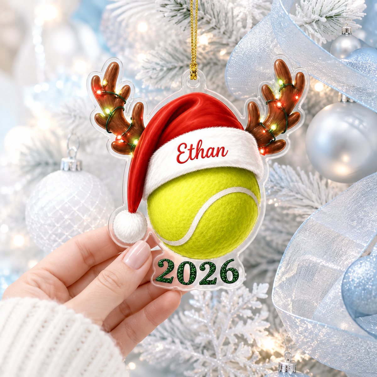 Christmas Sports 2026 Tennis Acrylic