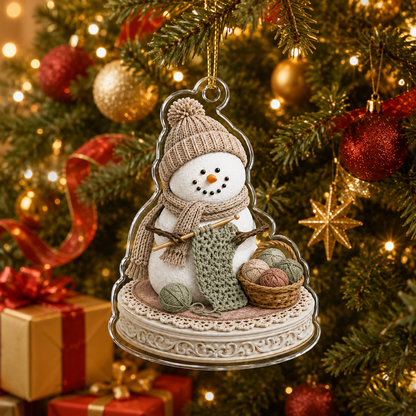 Snowman Hobbies Acrylic Crocheting