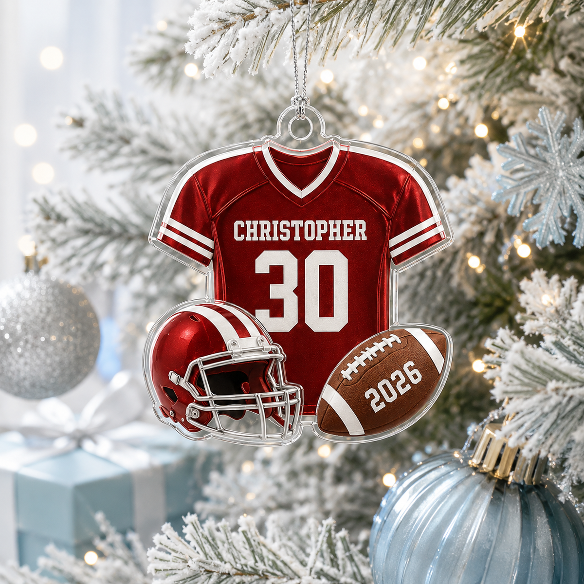 American Football Custome Name Acrylic Style 7