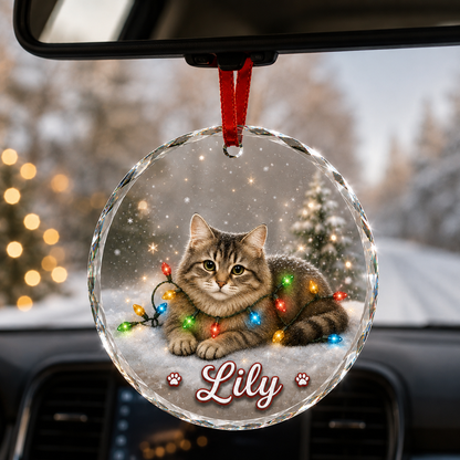 Glass Animal Led Light Cat