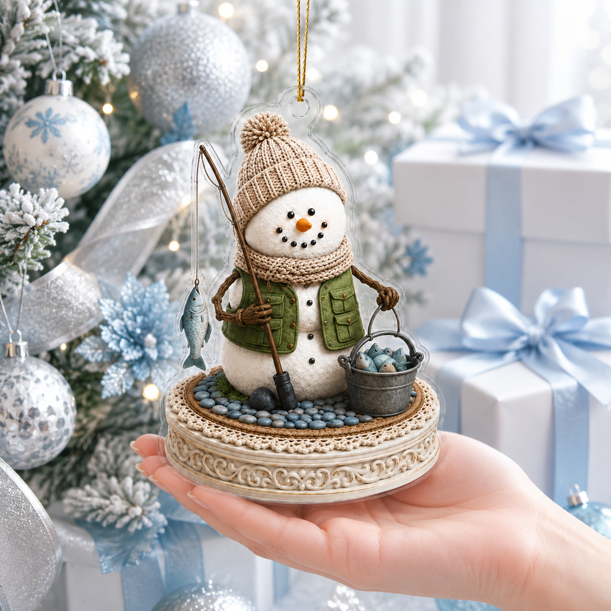 Snowman Hobbies Acrylic Fishing
