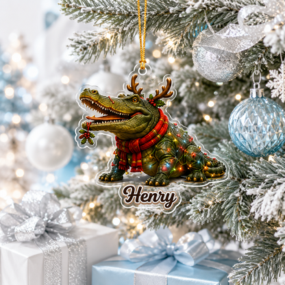 Christmas Animal Crocodile