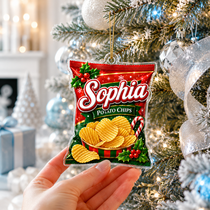 Custom Name Food Acrylic - Potato Chips