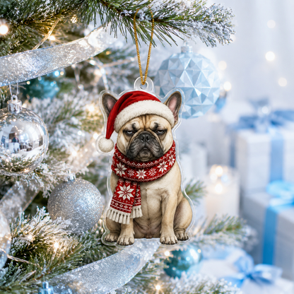 Dog Funny Christmas French Bulldog