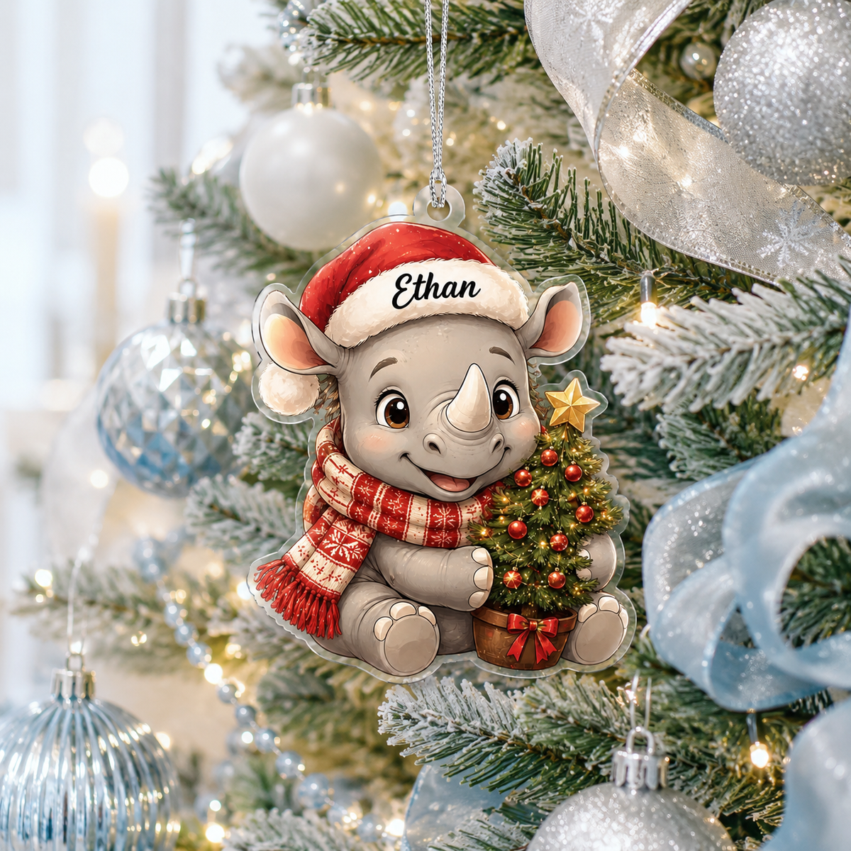 Animal Chrismas Rhino