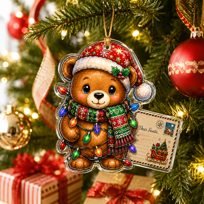Animal With Christmas Led Bear