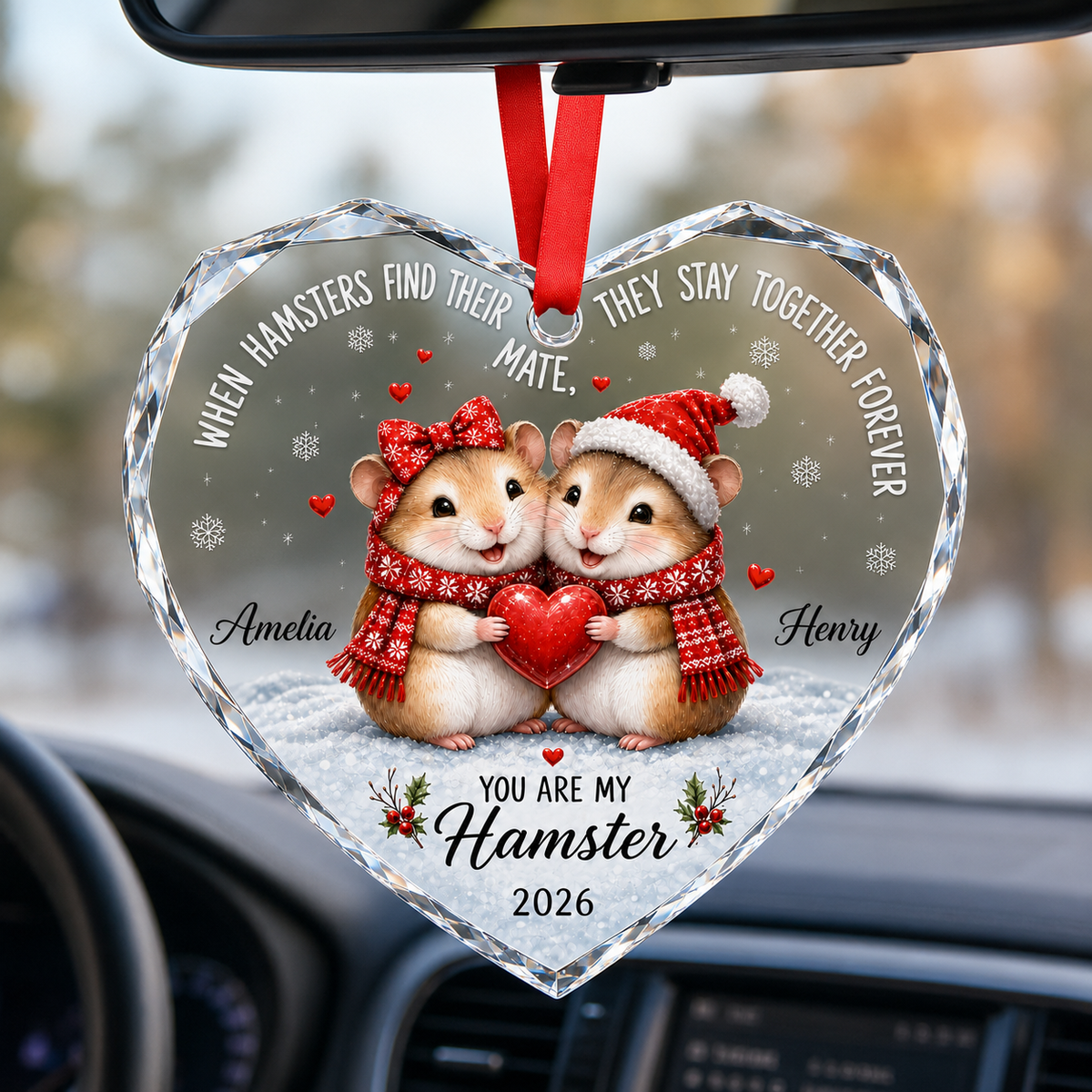 Custom Animal Couple Hamster
