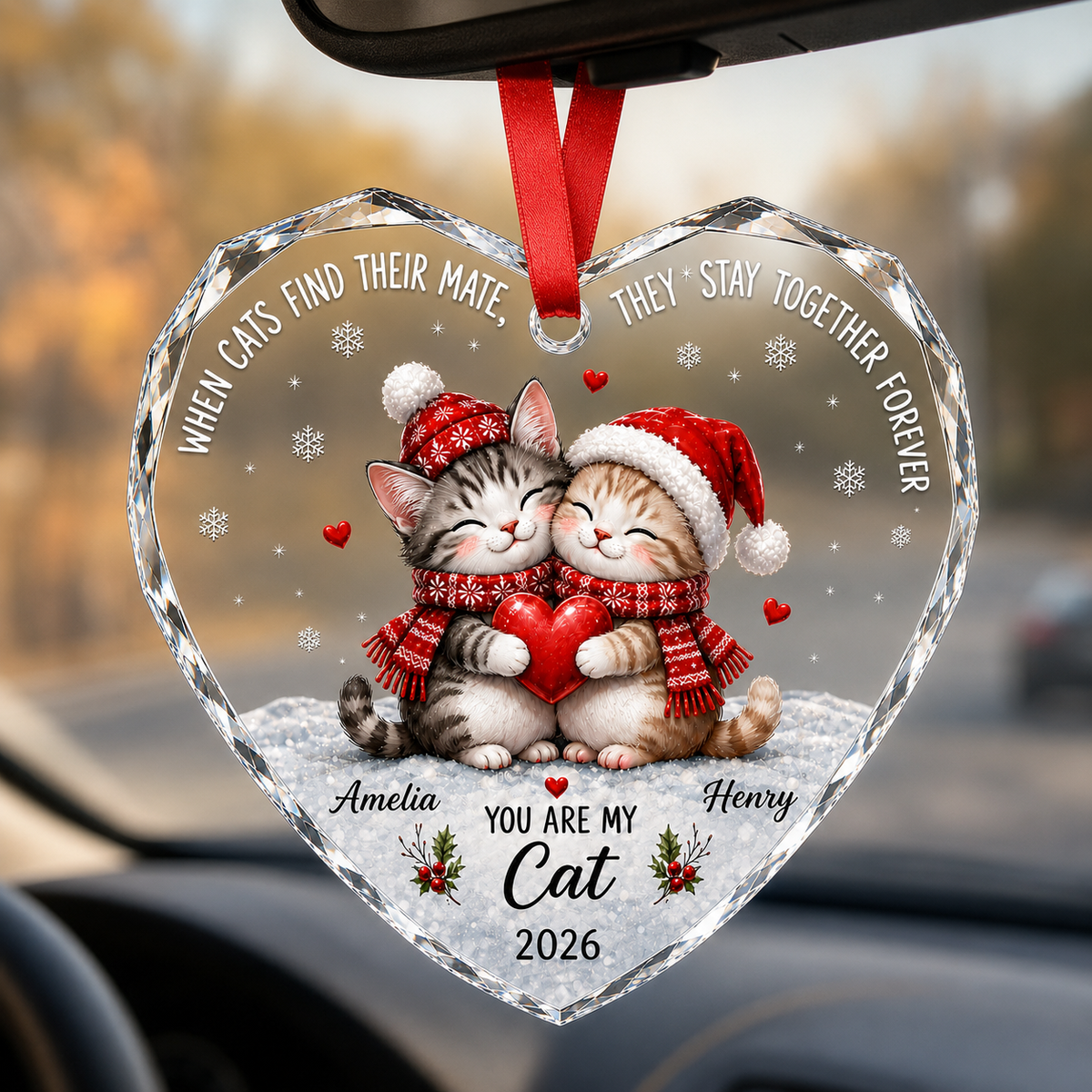Custom Animal Couple Cat