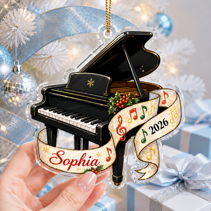 Piano Custome Name Acrylic Style 12