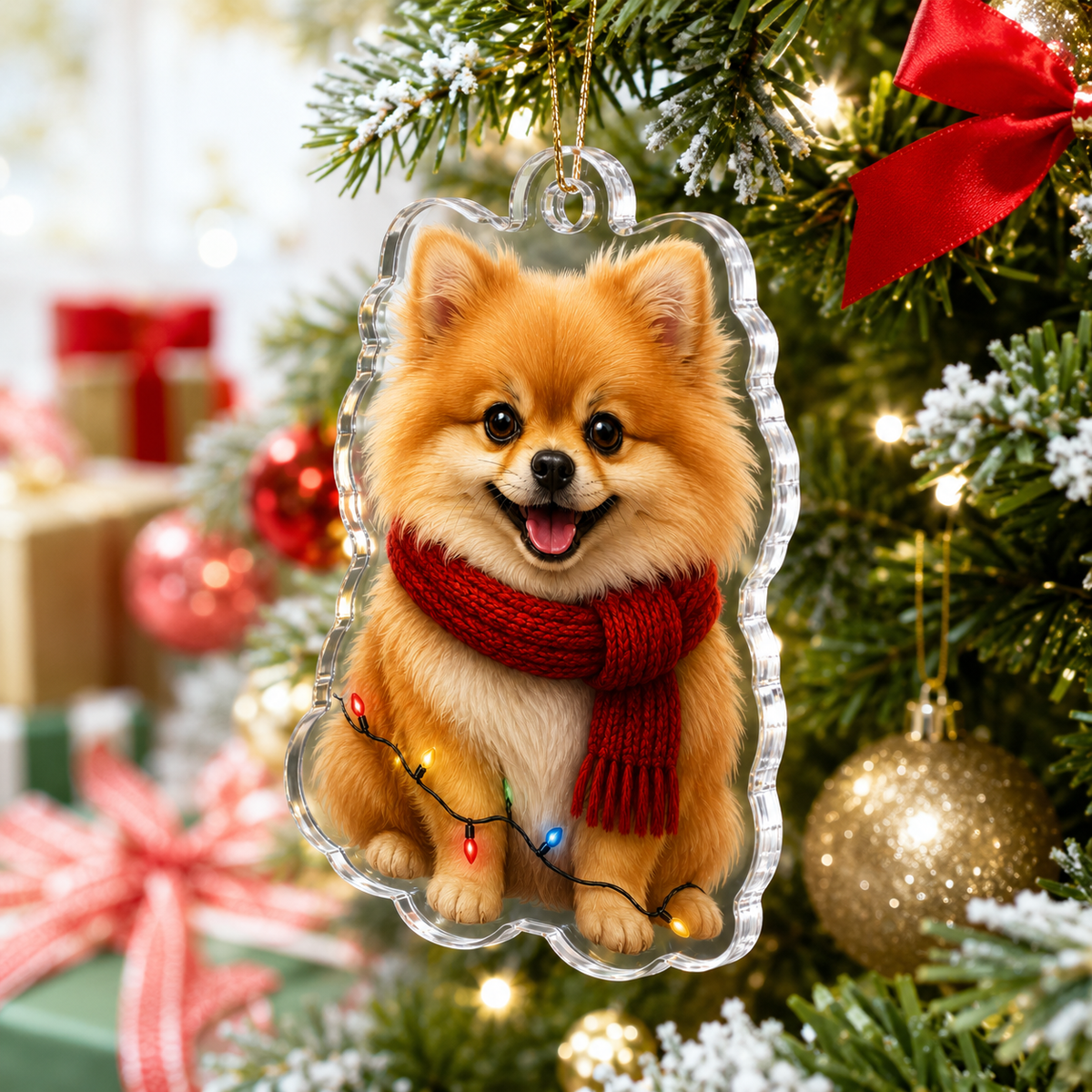 Dog Christmas Ledlight Pomeranian