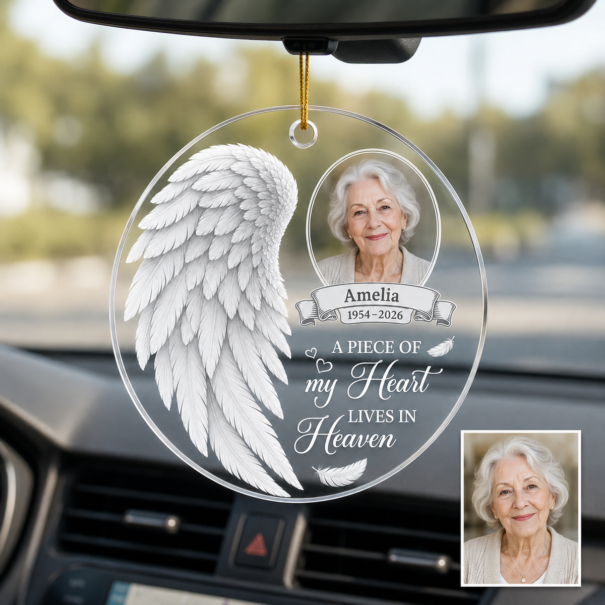 Custom Photo Angel Wing Photo