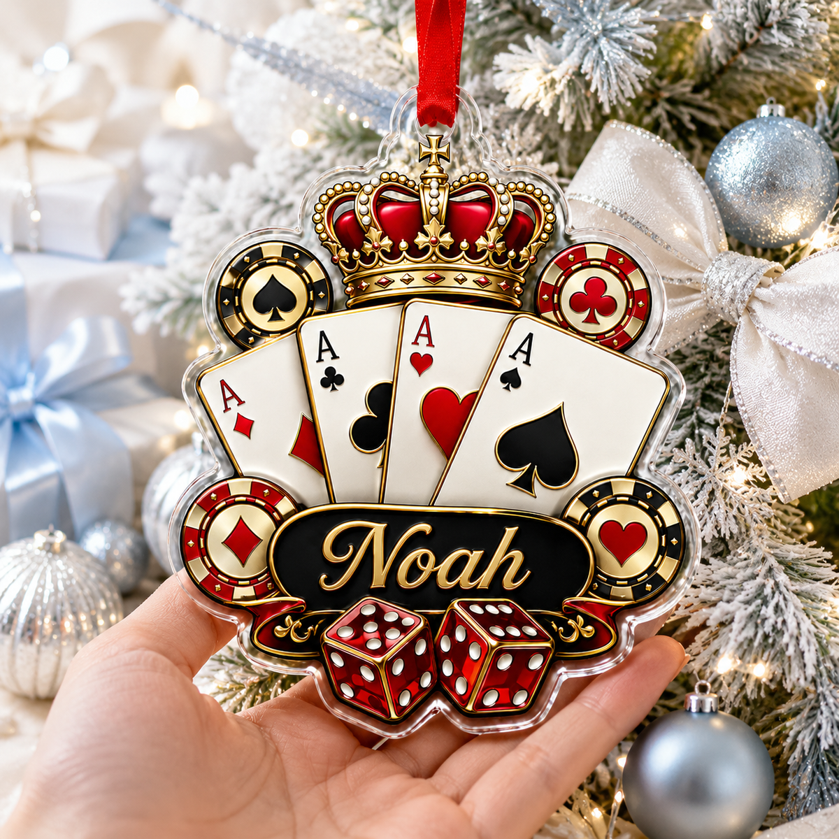 Pocker Custome Name Acrylic King Pocker
