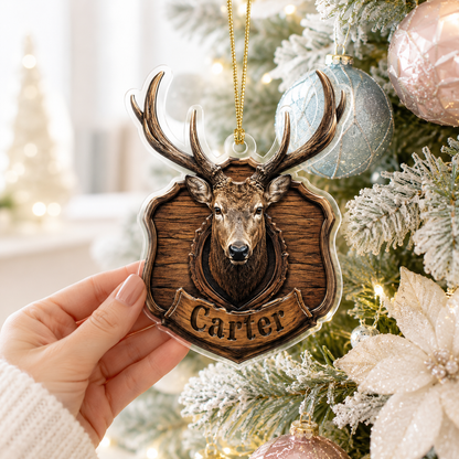 Personalized Hunting Trophy Buck Acrylic