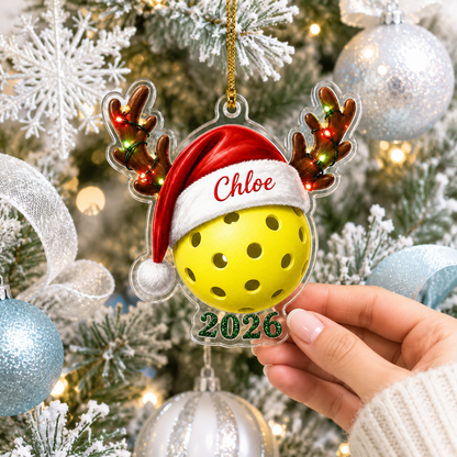 Christmas Sports 2026 Pickleball Acrylic
