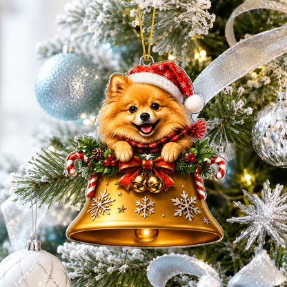 Dog Christmas Bell Pomeranian