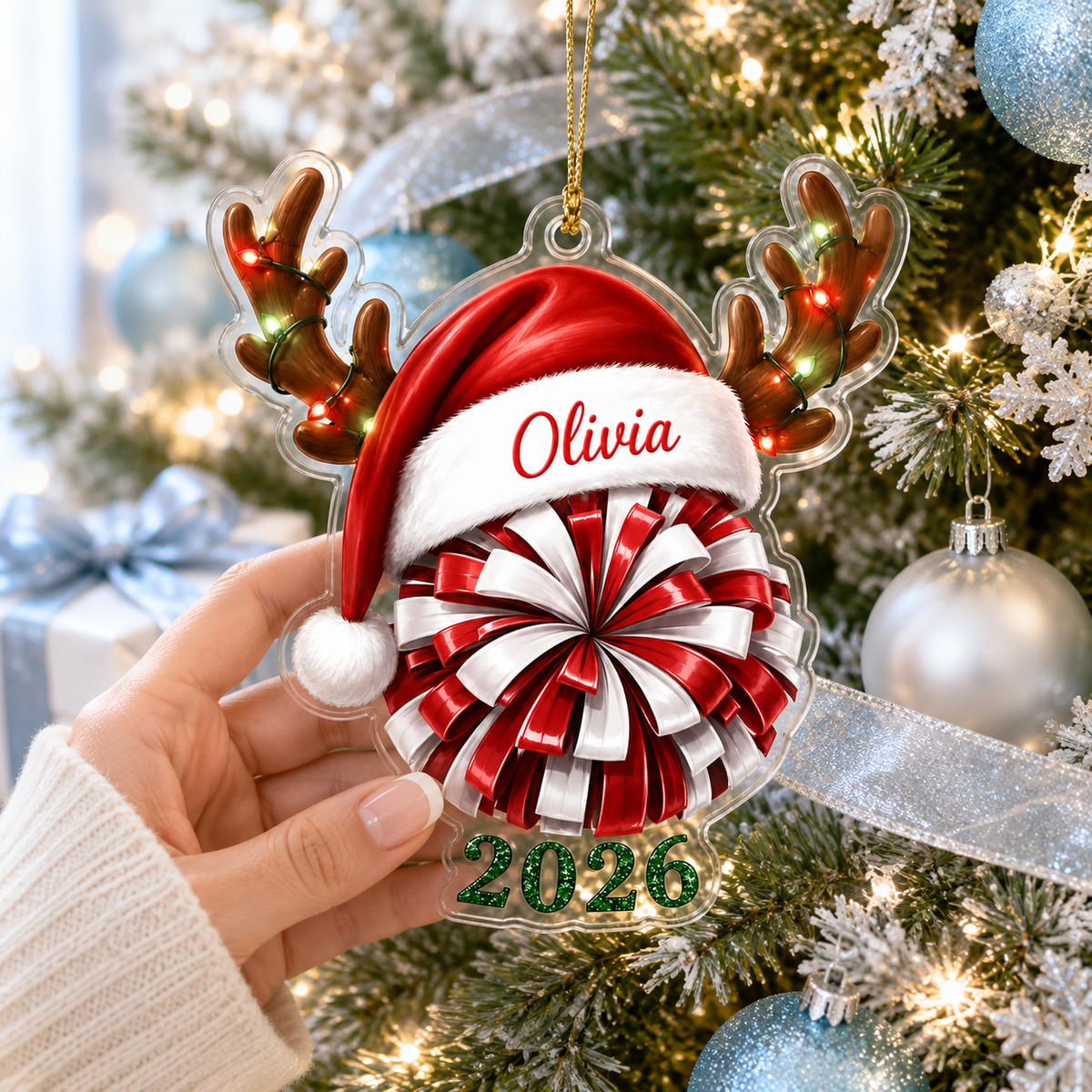 Christmas Sports 2026 Cheerleading Acrylic