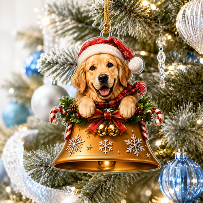 Dog Christmas Bell Golden Retriever