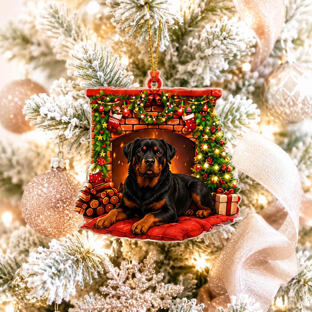 Dog Christmas Tree Rottweiler