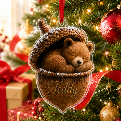 Animal Tree Decor Acrylic Bear