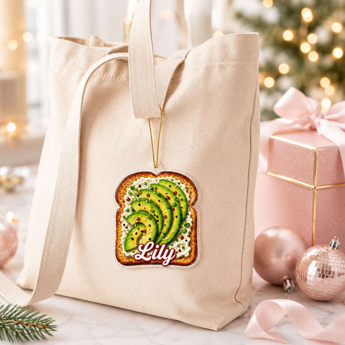Breakfast Custom Name Avocado Toast Acrylic