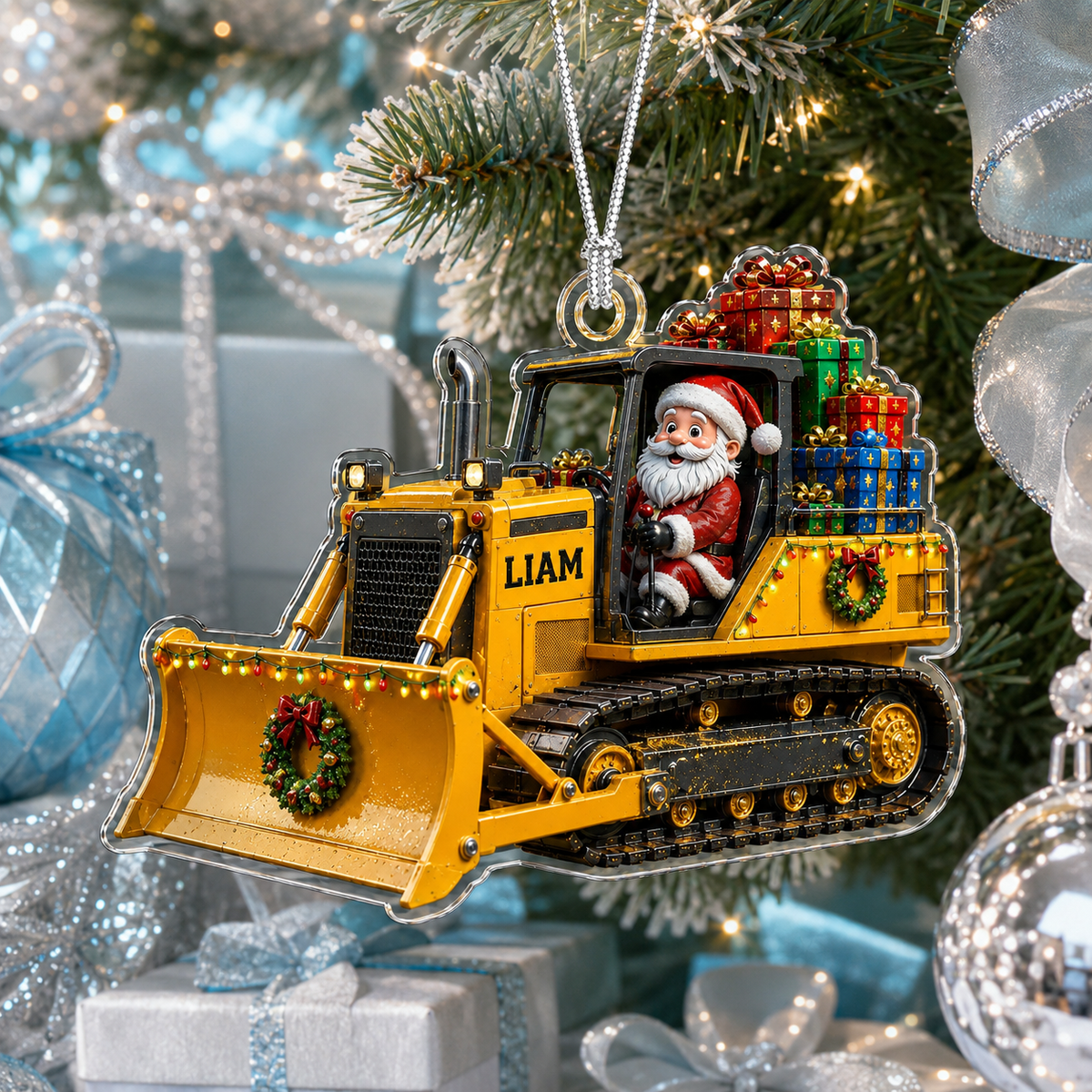 Santa Vehicle Bulldozer