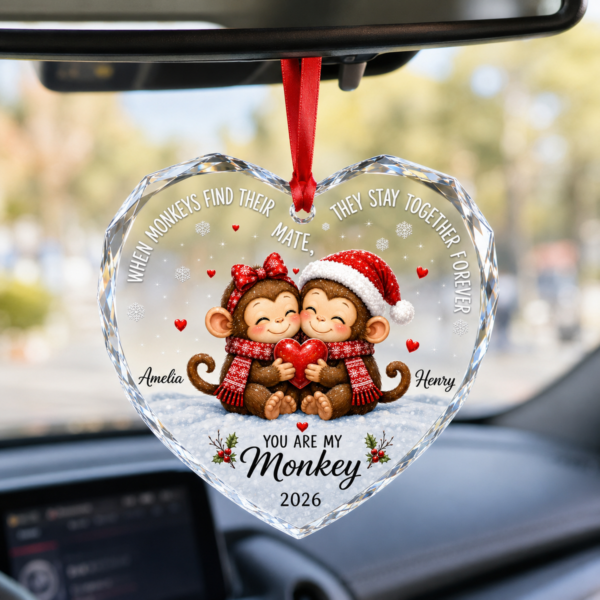 Custom Animal Couple Monkey