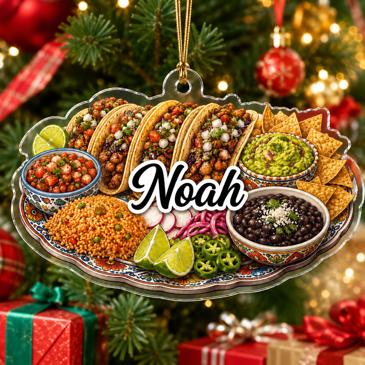 Food Dinner Mexican Taco Platter