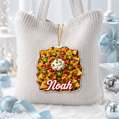 Breakfast Custom Name Loaded Nachos Acrylic