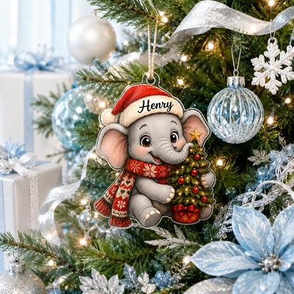 Animal Christmas Elephant