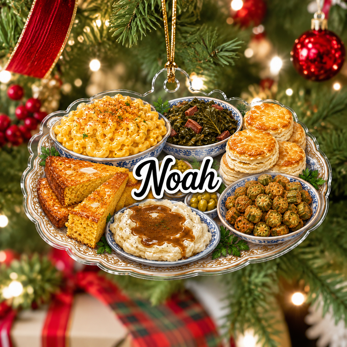 Food Dinner Southern Comfort Food Platter
