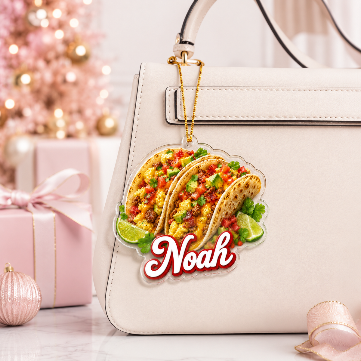 Breakfast Custom Name Tacos Acrylic