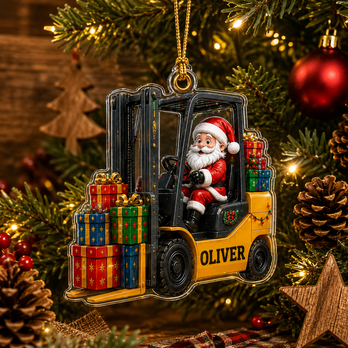Santa Vehicle Crane Truck