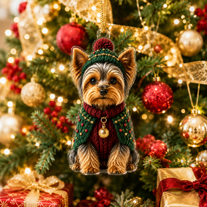 Dog Chrismast With Noel Sweater Terrier