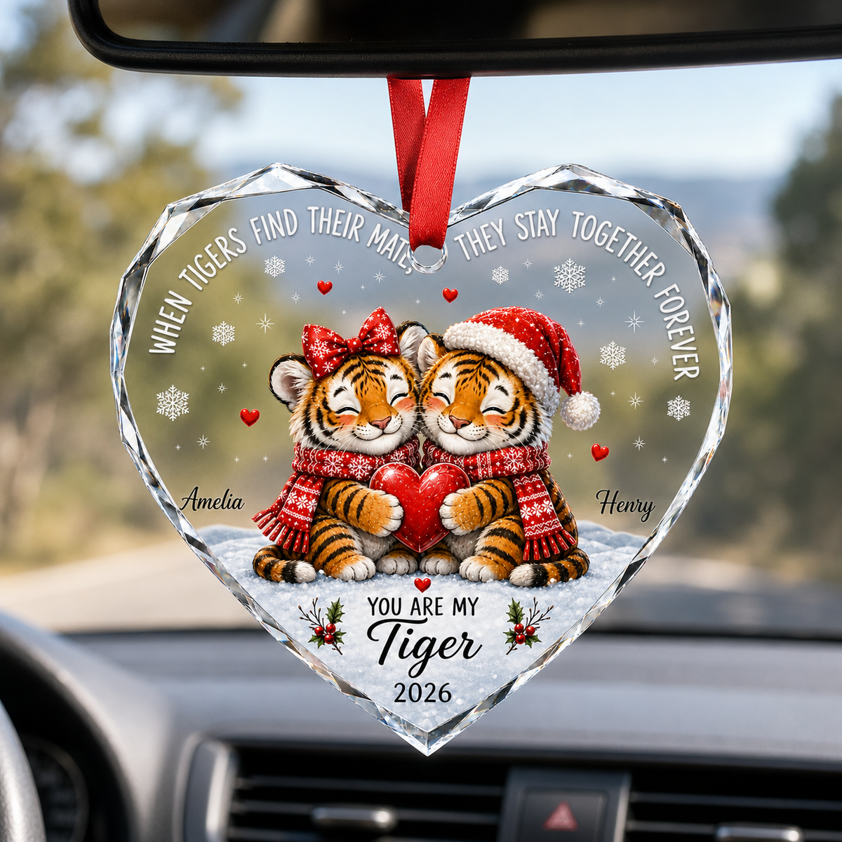 Custom Animal Couple Tiger