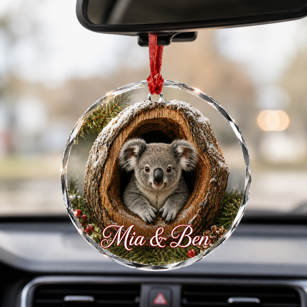 Glass ornament Animal Koala
