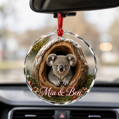 Glass ornament Animal Koala