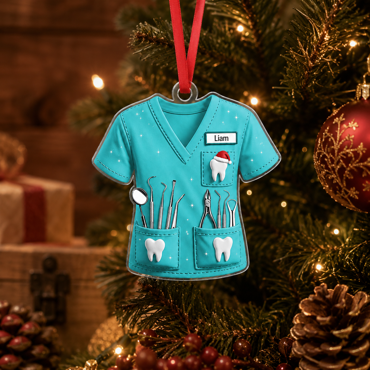 Dental Dental Scrubs Xmas