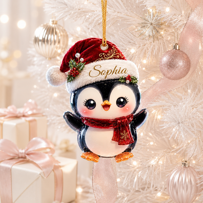 Animal With Santa Hat Penguin