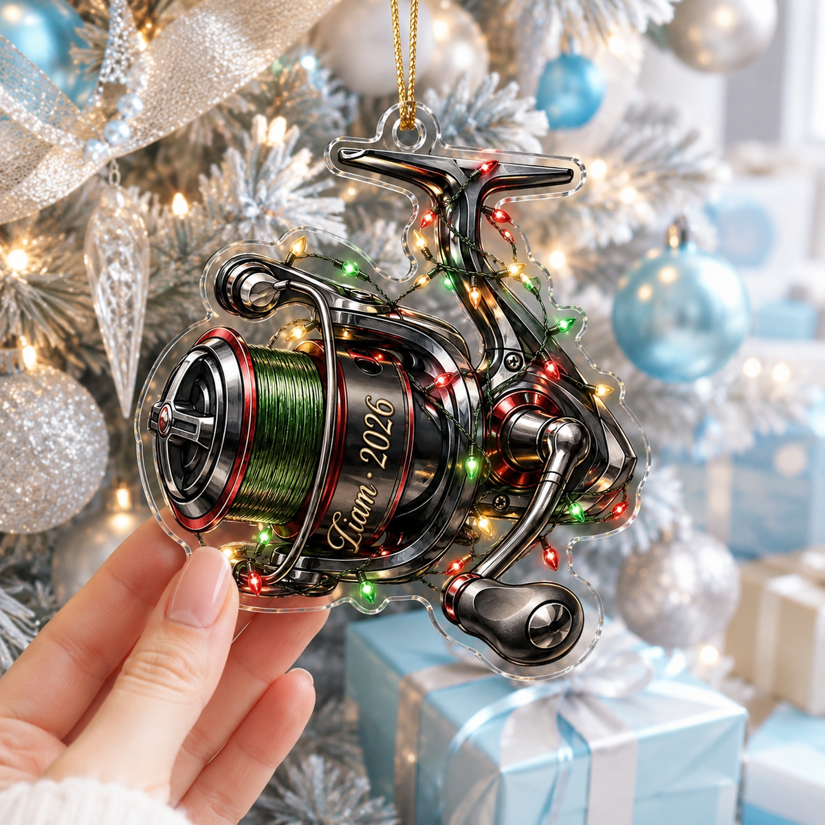 Personalized Fishing Spinning Reel Acrylic