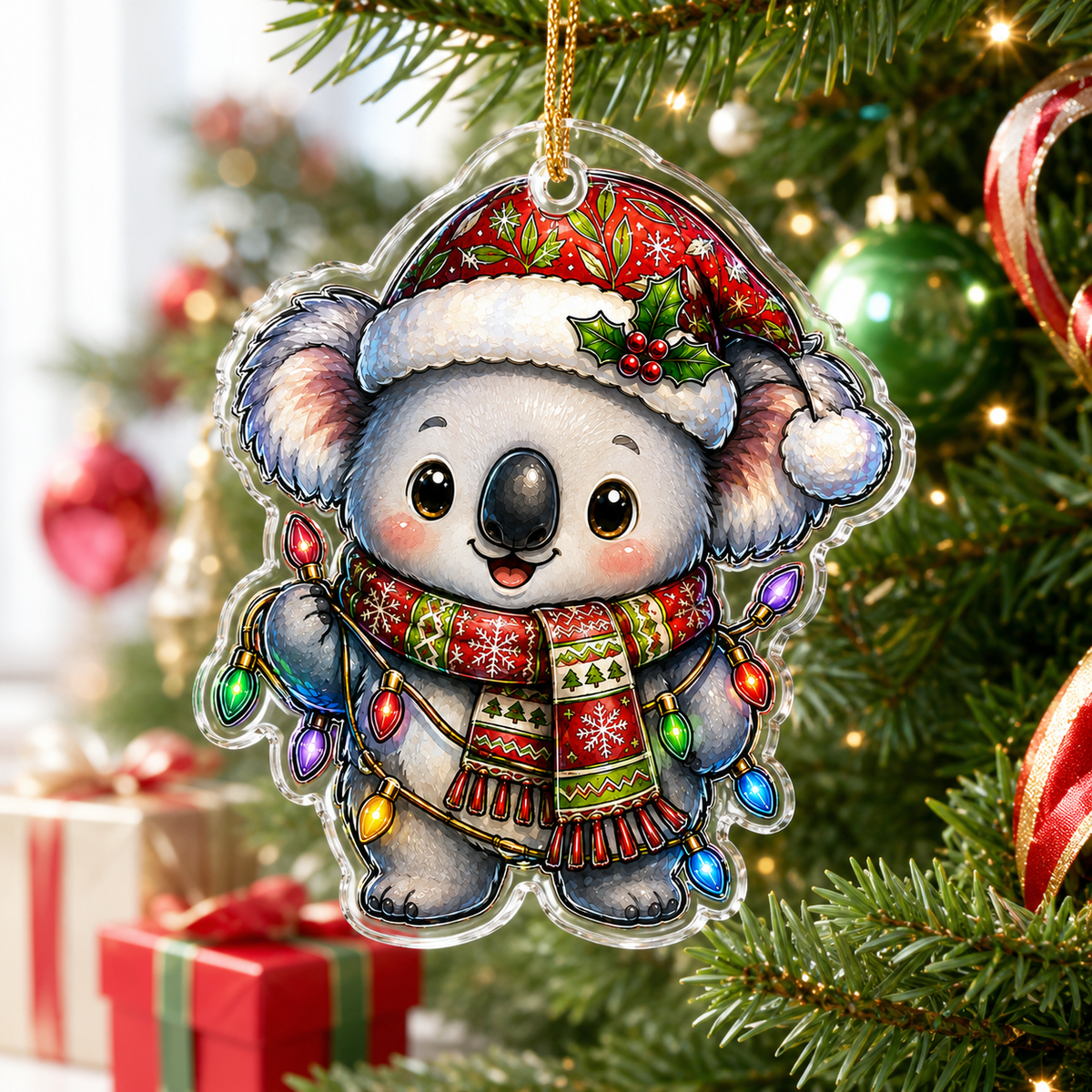 Animal With Christmas Led Koala