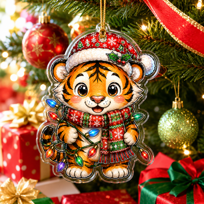 Animal With Christmas Led Tiger