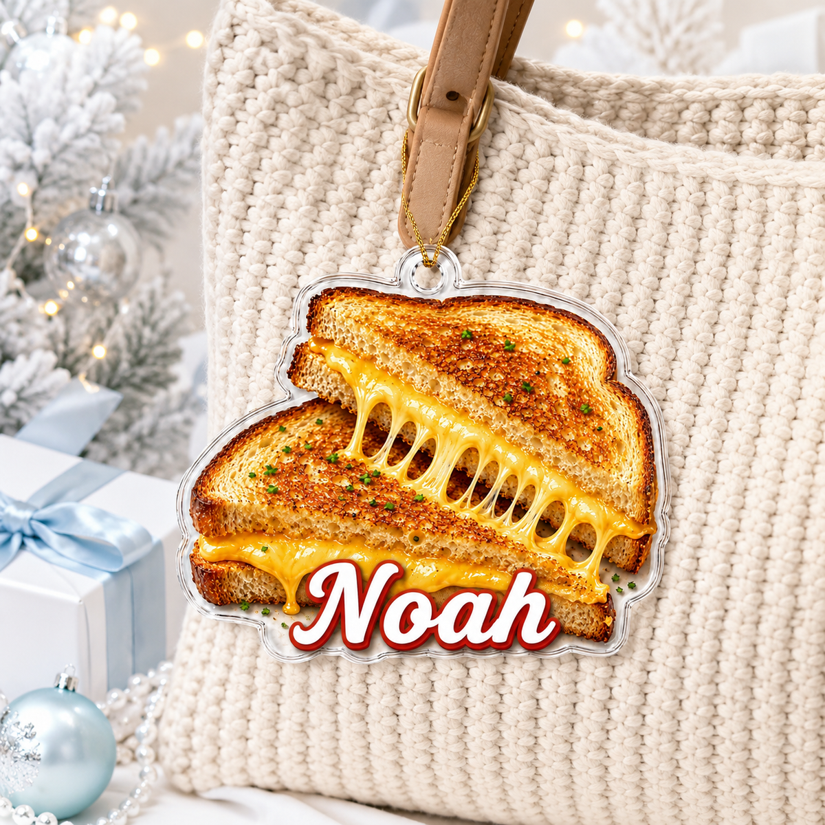 Breakfast Custom Name Grilled Cheese Sandwich Acrylic